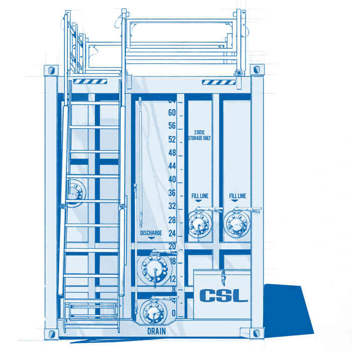 40ft Bulk Liquid Storage Tank - SCF