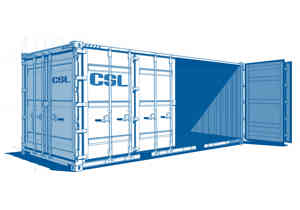 CSL 20ft Side Opening Shipping Container