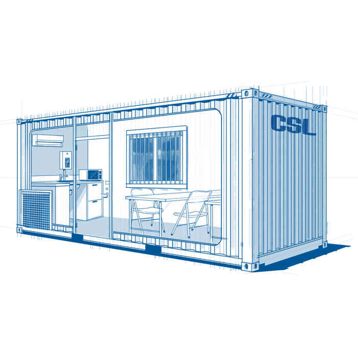 20ft Lunch Room - SCF