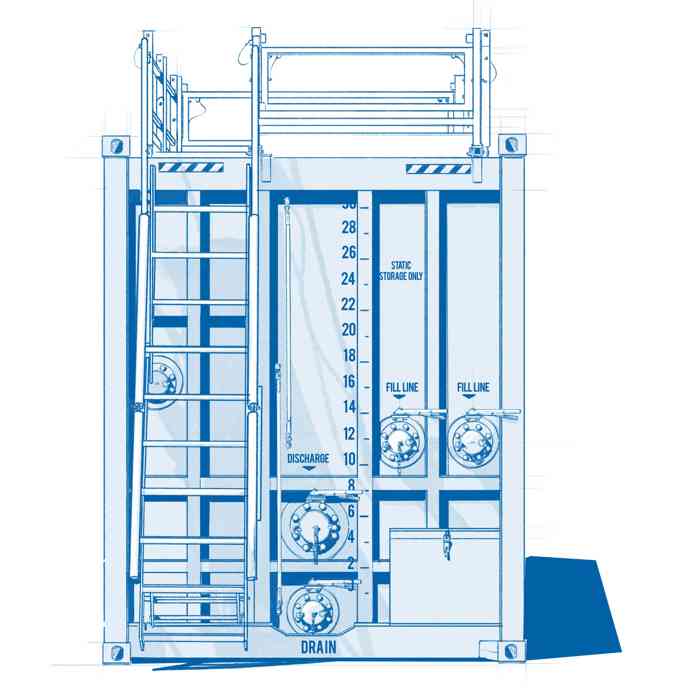 20ft Bulk Liquid Storage Tank - SCF