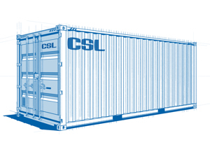 CSL 20ft High Cube Shipping Container