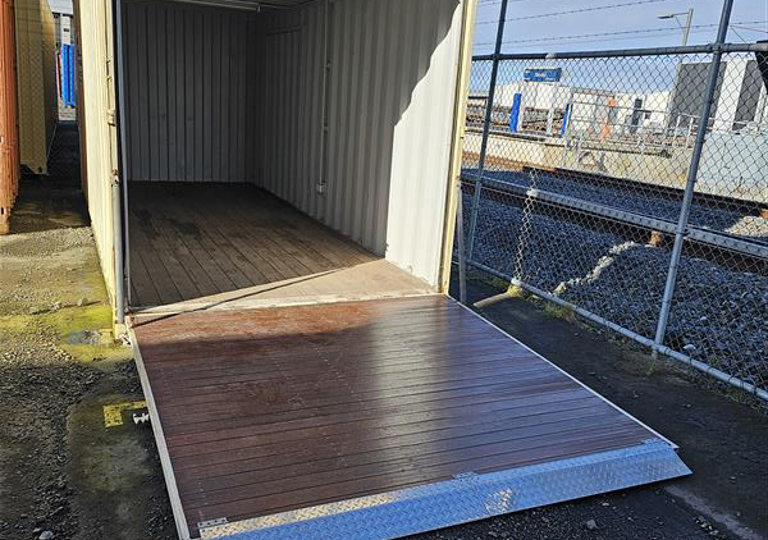 20ft Container Ramp *SOLD* 20ft GP w Ramp Entrance - NZLU2364062 - CSL Containers | Storage ...