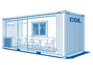 SCF Container Solutions - 20ft Site Office