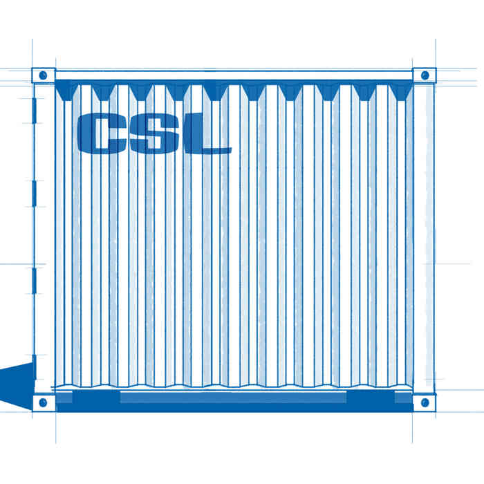 10ft Shipping Container - SCF