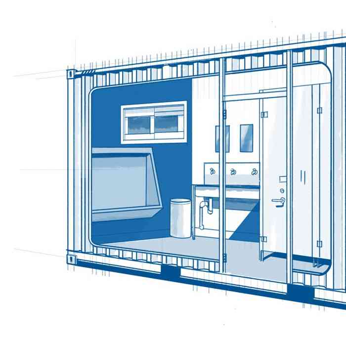 20ft Ablution Block - SCF