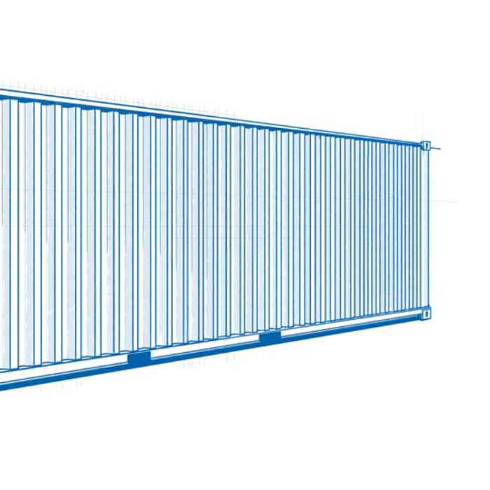 40ft High Cube Shipping Container - SCF