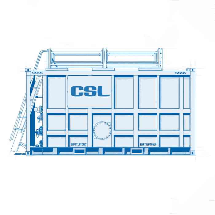 20ft Bulk Liquid Storage Tank - SCF