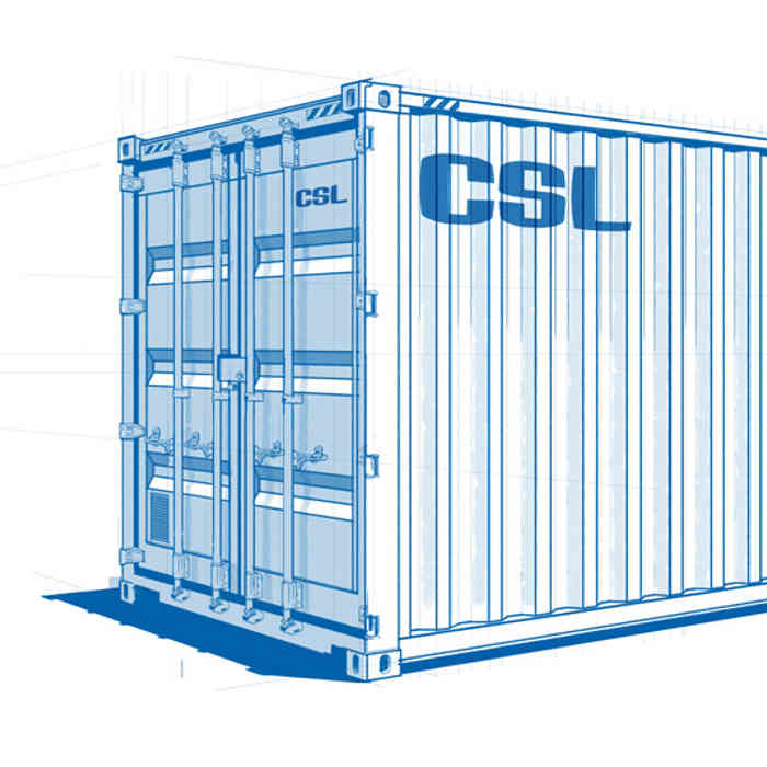 40ft High Cube Shipping Container - SCF