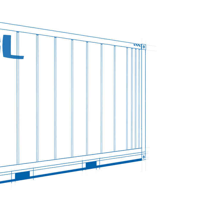 Close up view of the CSL 20ft Cool Room looking to the motor end, from the door end