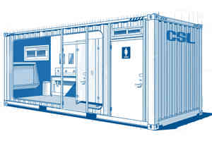 SCF Container Solutions - 20ft Ablution Block