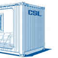 CSL 20ft Site Office Close up 2 of 2